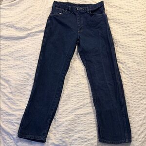Rustler Men's Deep Indigo Straight Jeans